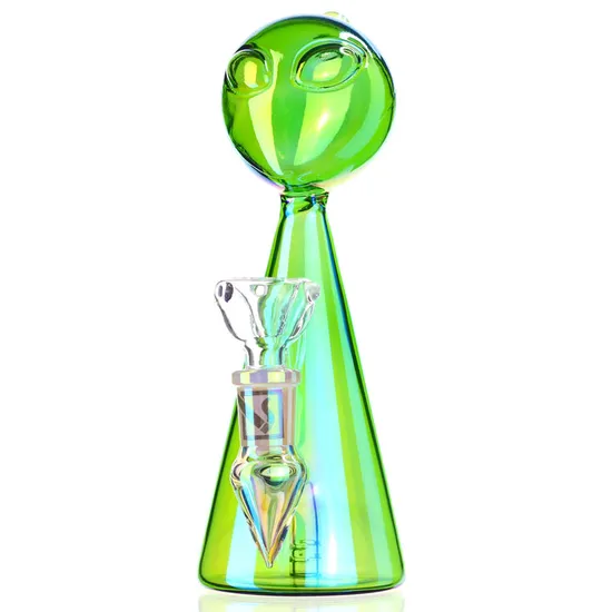 Martian Madness Alien Pipa ad acqua in vetro DAB Rig Pipa da fumo in vetro Narghilè