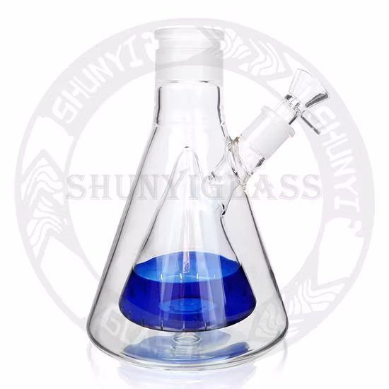 Bobina di glicerina Becher refrigerato congelabile Base Pipa da fumo in vetro Pipa ad acqua in vetro DAB Rig Narghilè